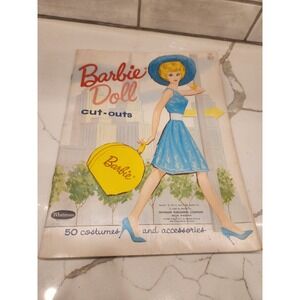 VTG Original 1962 BARBIE DOLL CUT-OUTS Paper Doll #1963‎ Incomplete Set